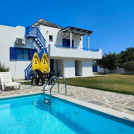 Navy Greece Villa With Swimming Pool & Sea View Makrygialos Exteriör bild