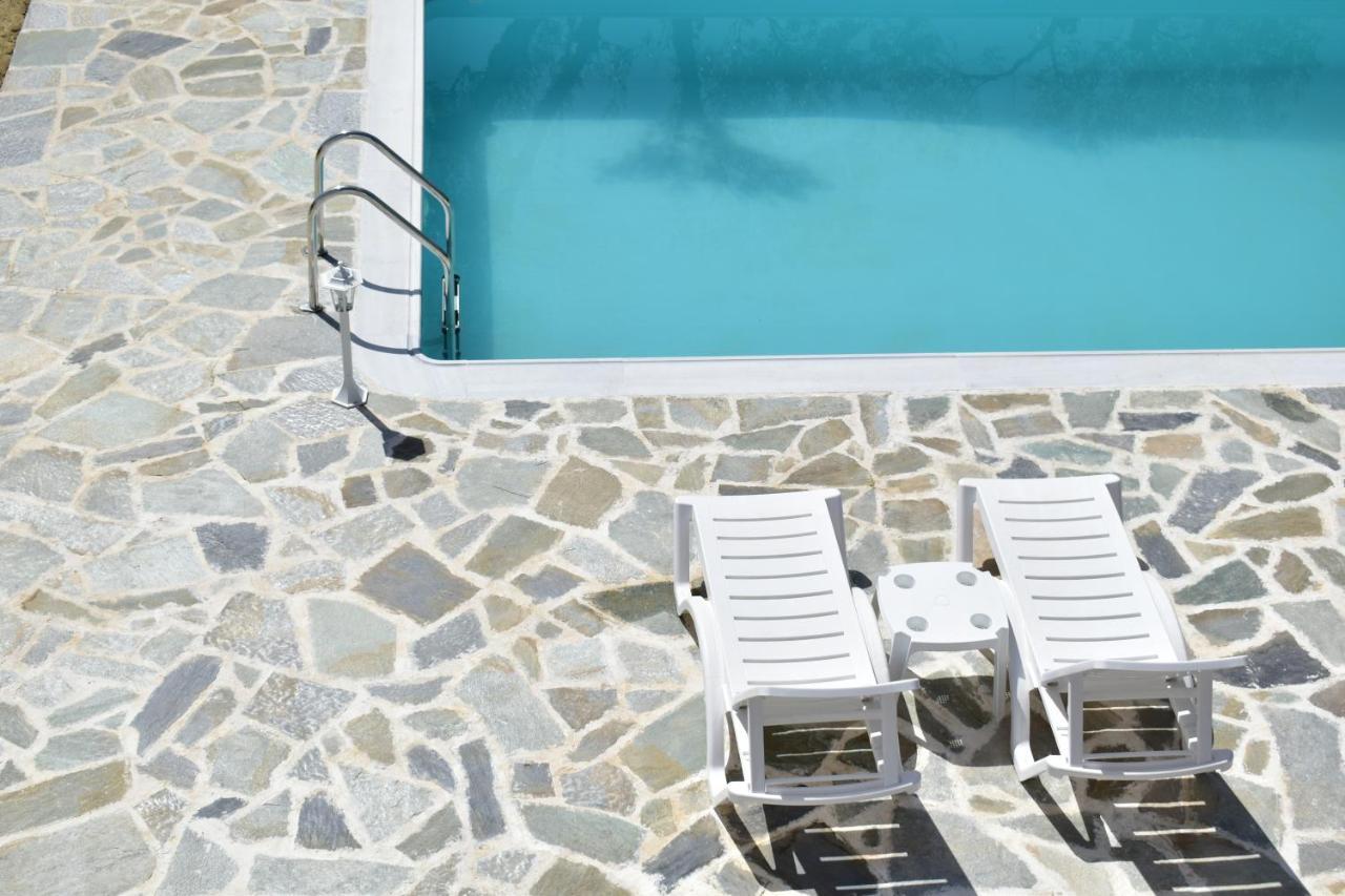 Navy Greece Villa With Swimming Pool & Sea View Makrygialos Exteriör bild