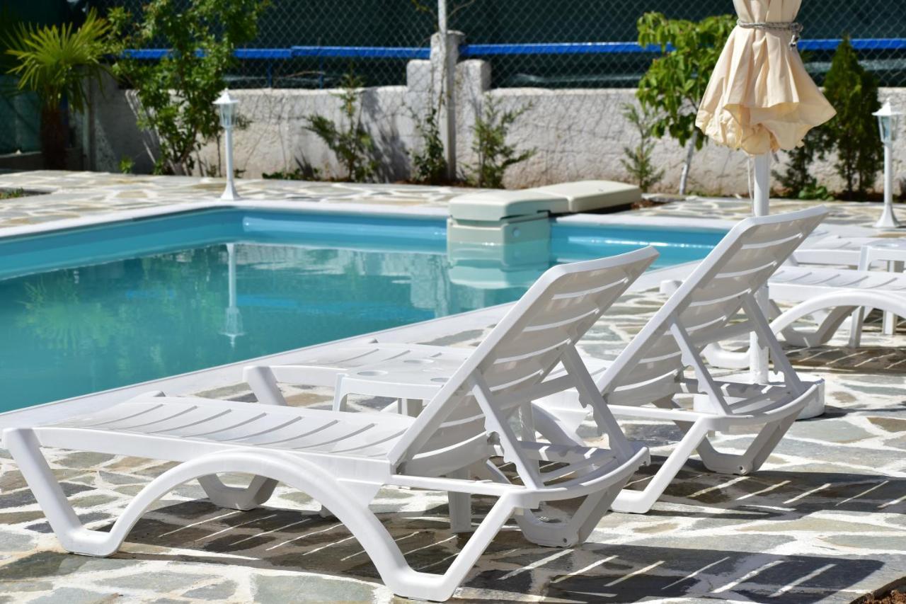 Navy Greece Villa With Swimming Pool & Sea View Makrygialos Exteriör bild