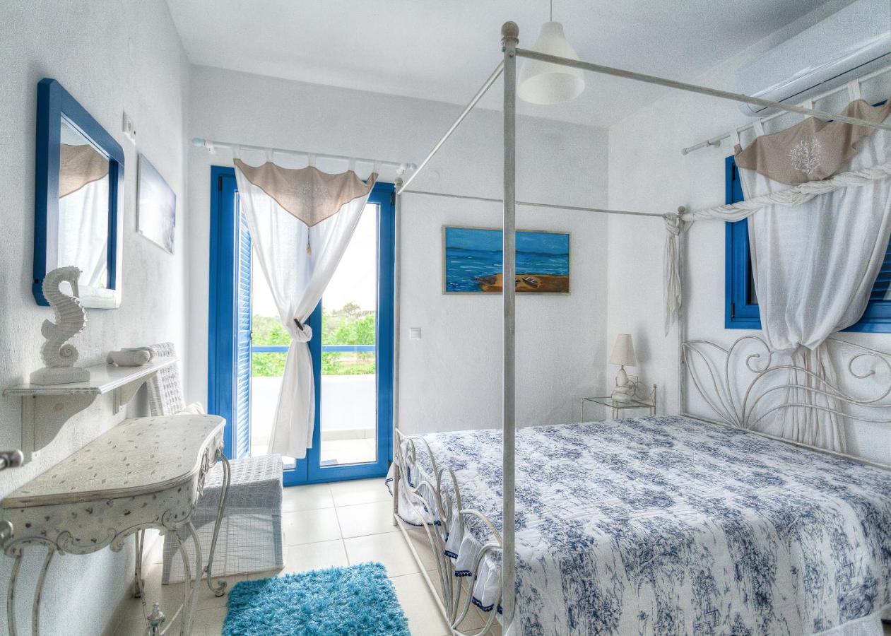 Navy Greece Villa With Swimming Pool & Sea View Makrygialos Exteriör bild