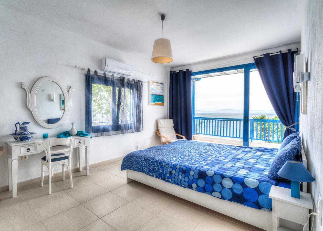 Navy Greece Villa With Swimming Pool & Sea View Makrygialos Exteriör bild