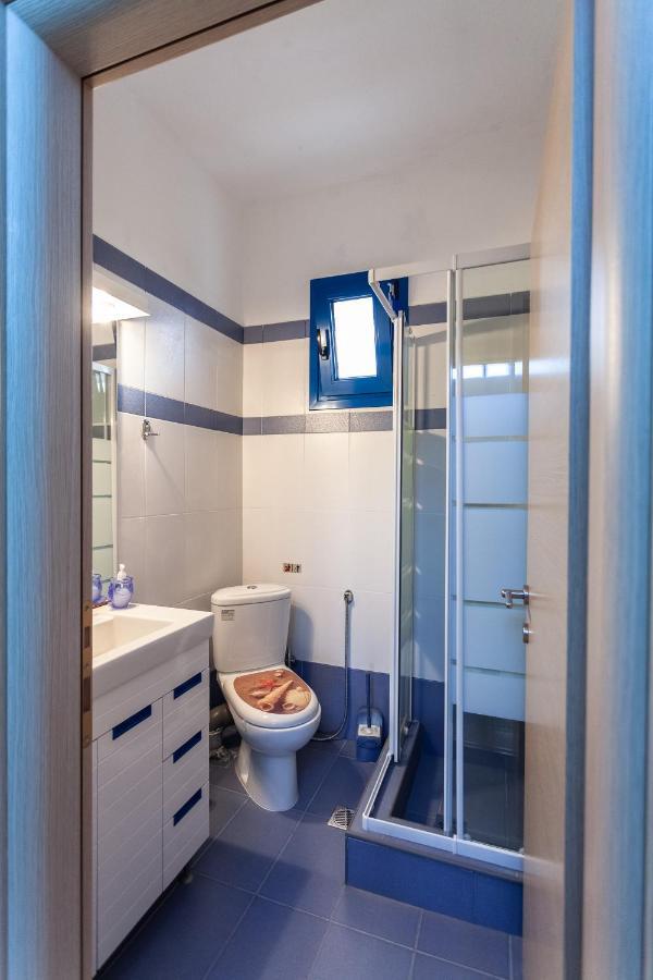 Navy Greece Villa With Swimming Pool & Sea View Makrygialos Exteriör bild