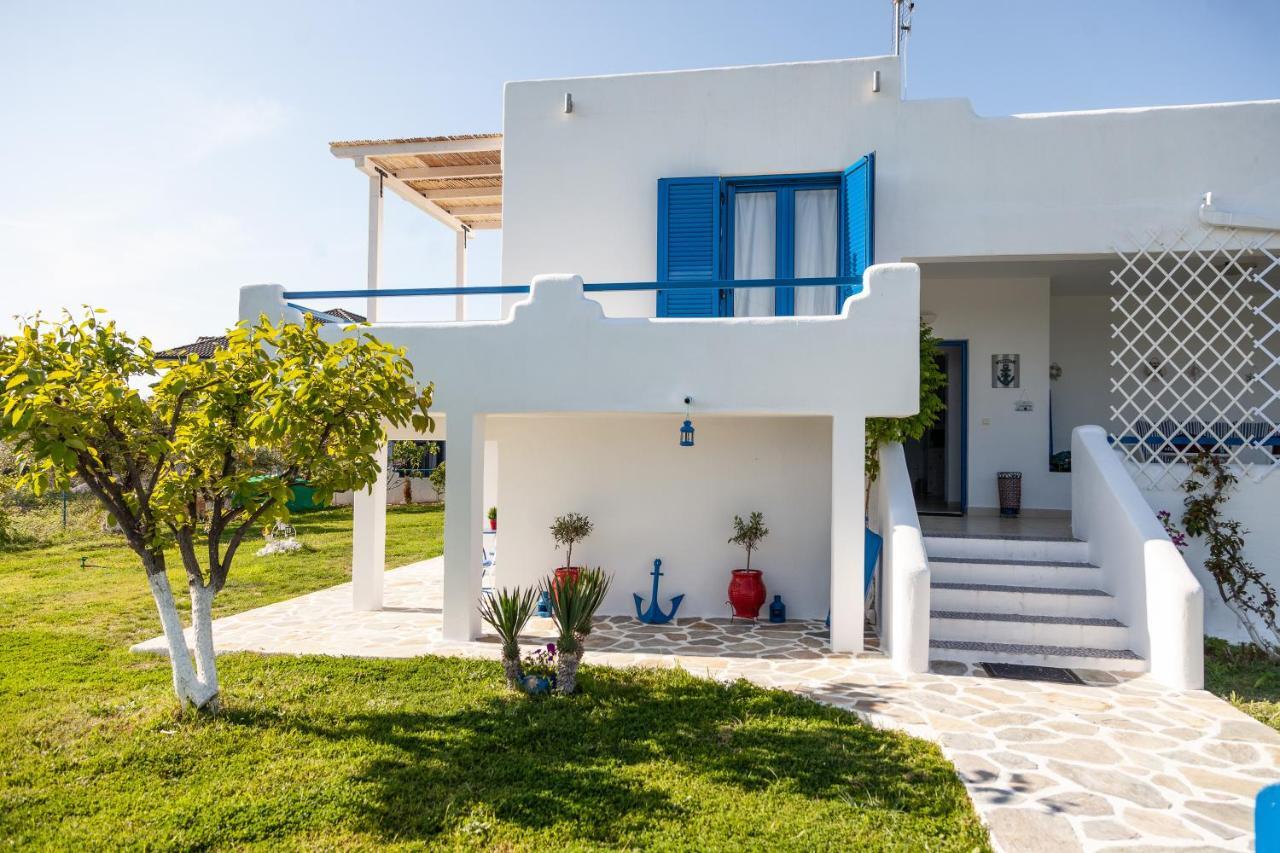 Navy Greece Villa With Swimming Pool & Sea View Makrygialos Exteriör bild