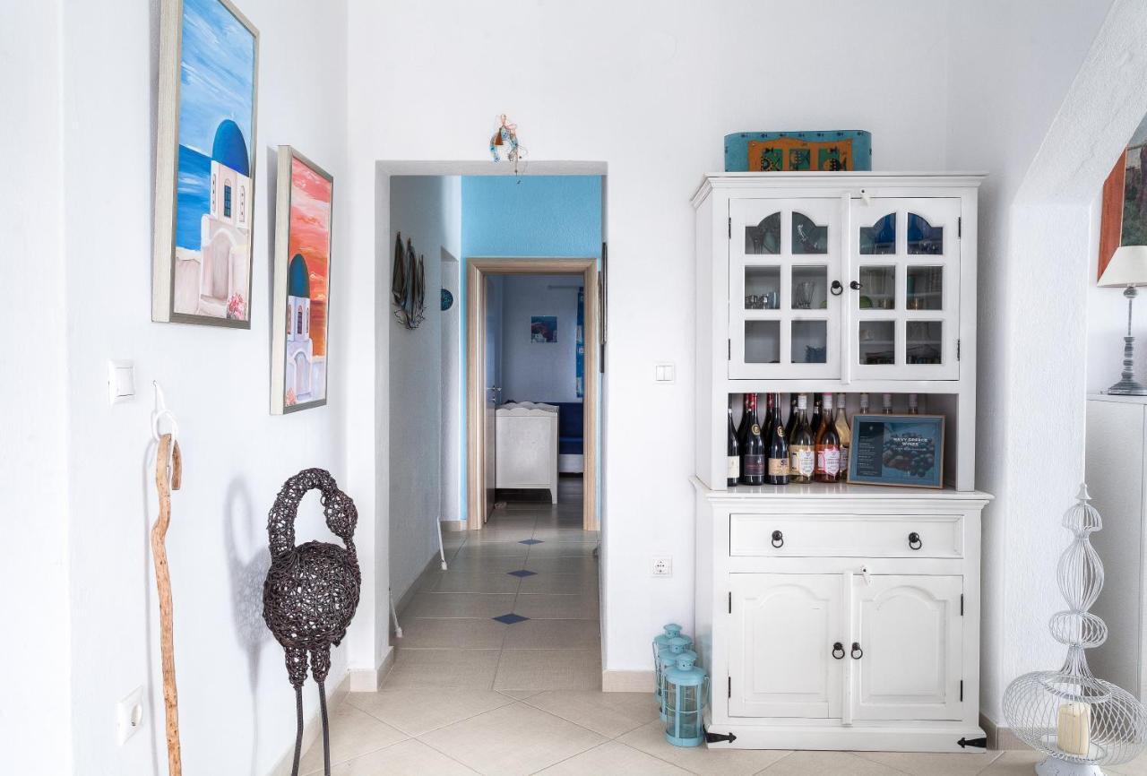 Navy Greece Villa With Swimming Pool & Sea View Makrygialos Exteriör bild