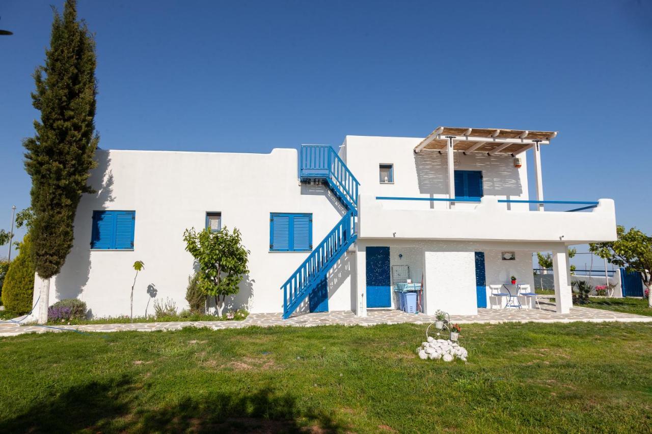 Navy Greece Villa With Swimming Pool & Sea View Makrygialos Exteriör bild